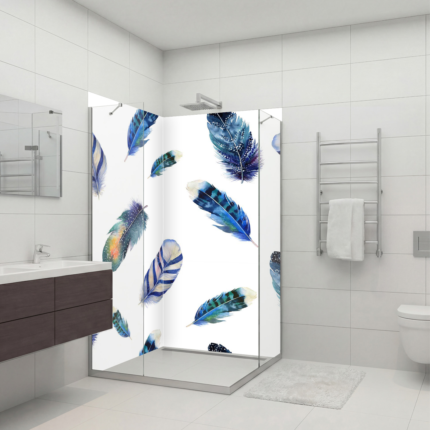 Duschrückwand Boho V1 Motiv