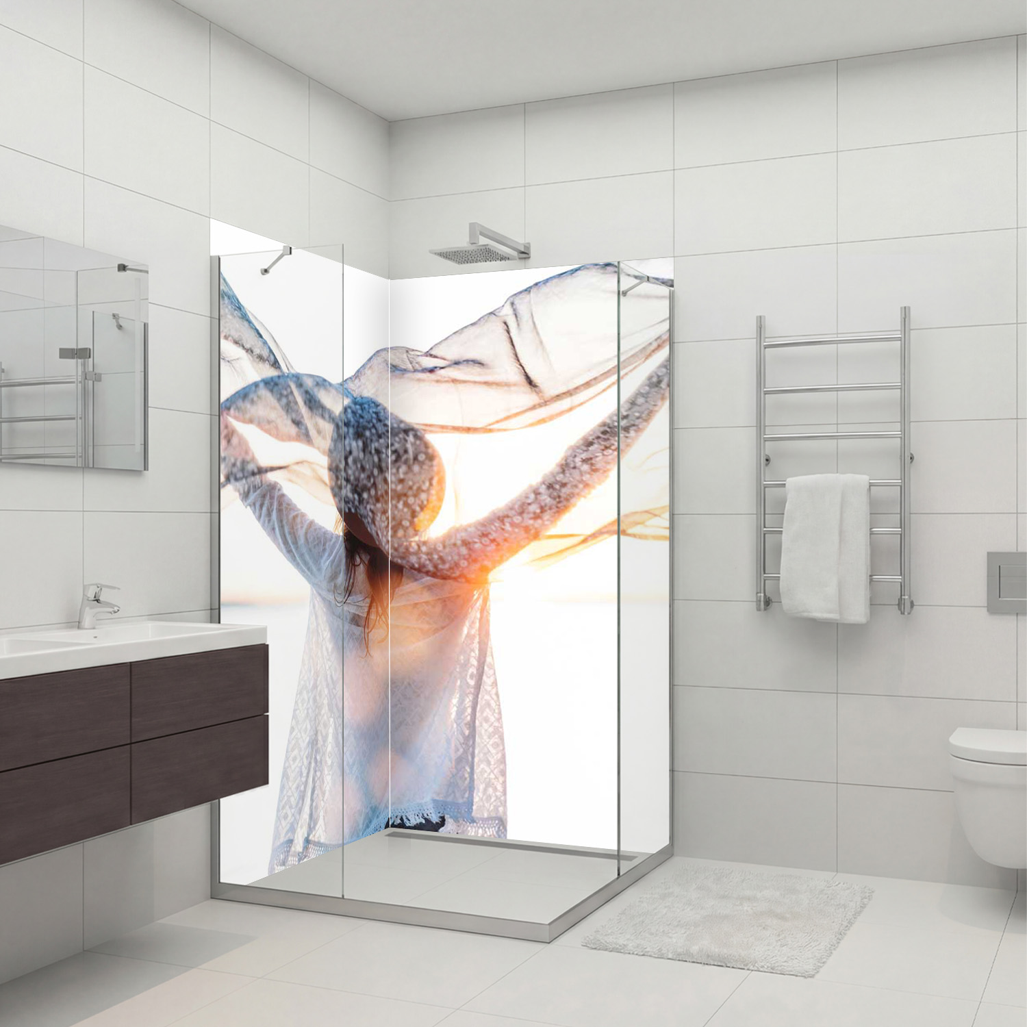 Duschrückwand Boho V4 Motiv