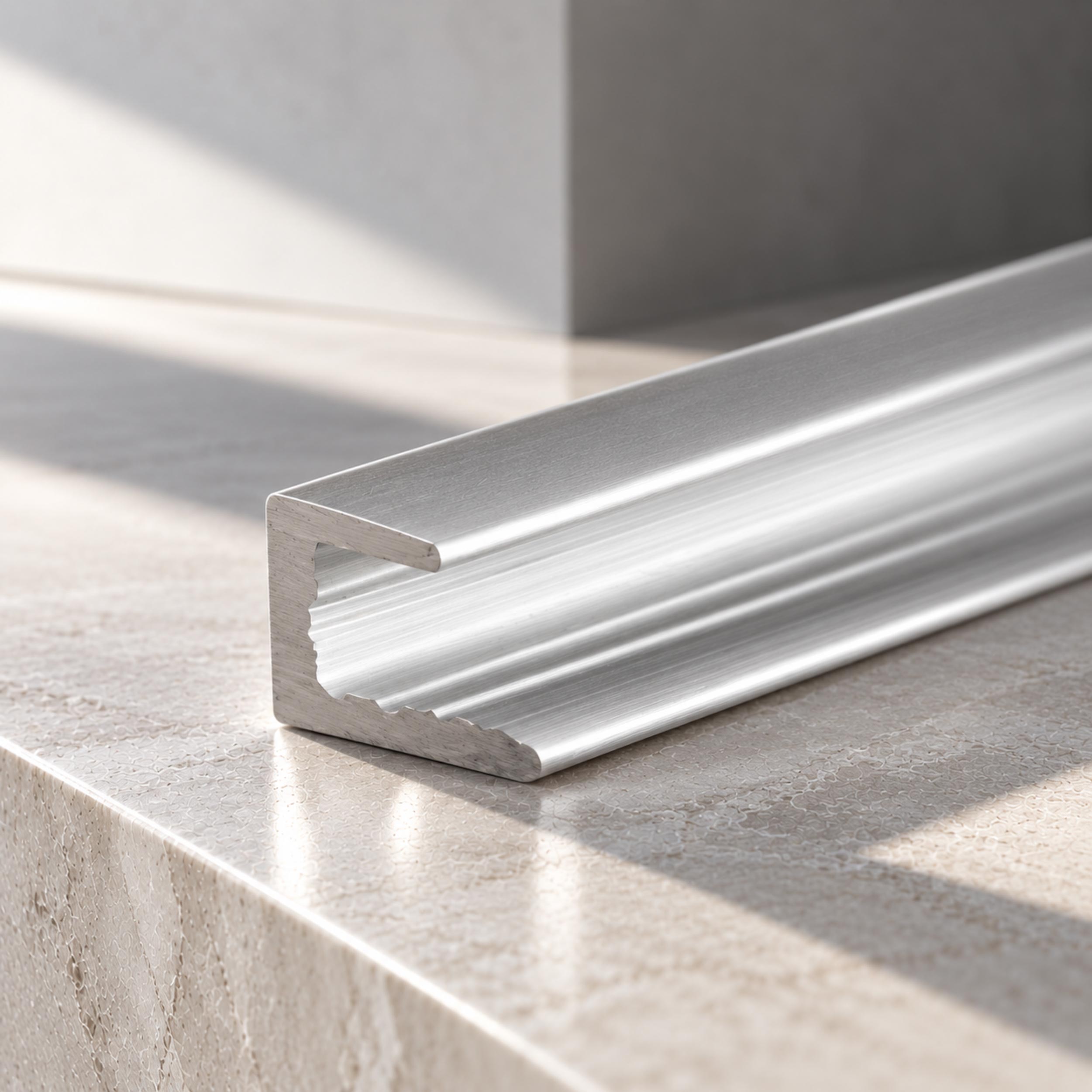 Aluminium Abschlussprofil: Standard für 3mm Rückwände