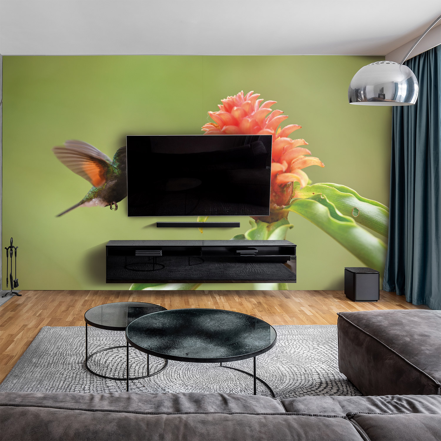 Wandverkleidung für das Wohnzimmer mit Tierwelt V1 Motiv Wandverkleidung für das Wohnzimmer mit Tierwelt V1 Motiv