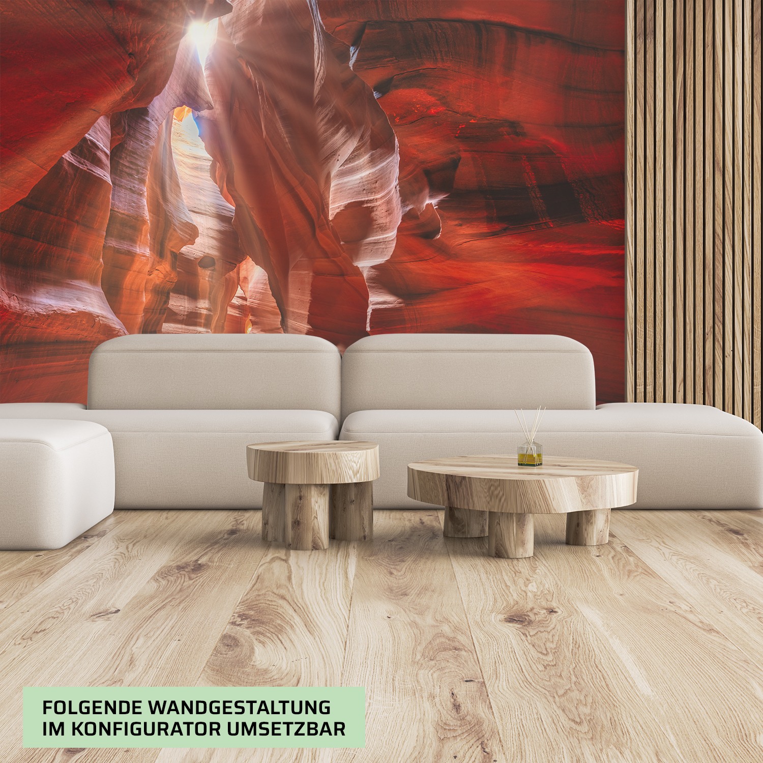 Wandverkleidung für deine Lounge mit Grand Canyon V1 Motiv