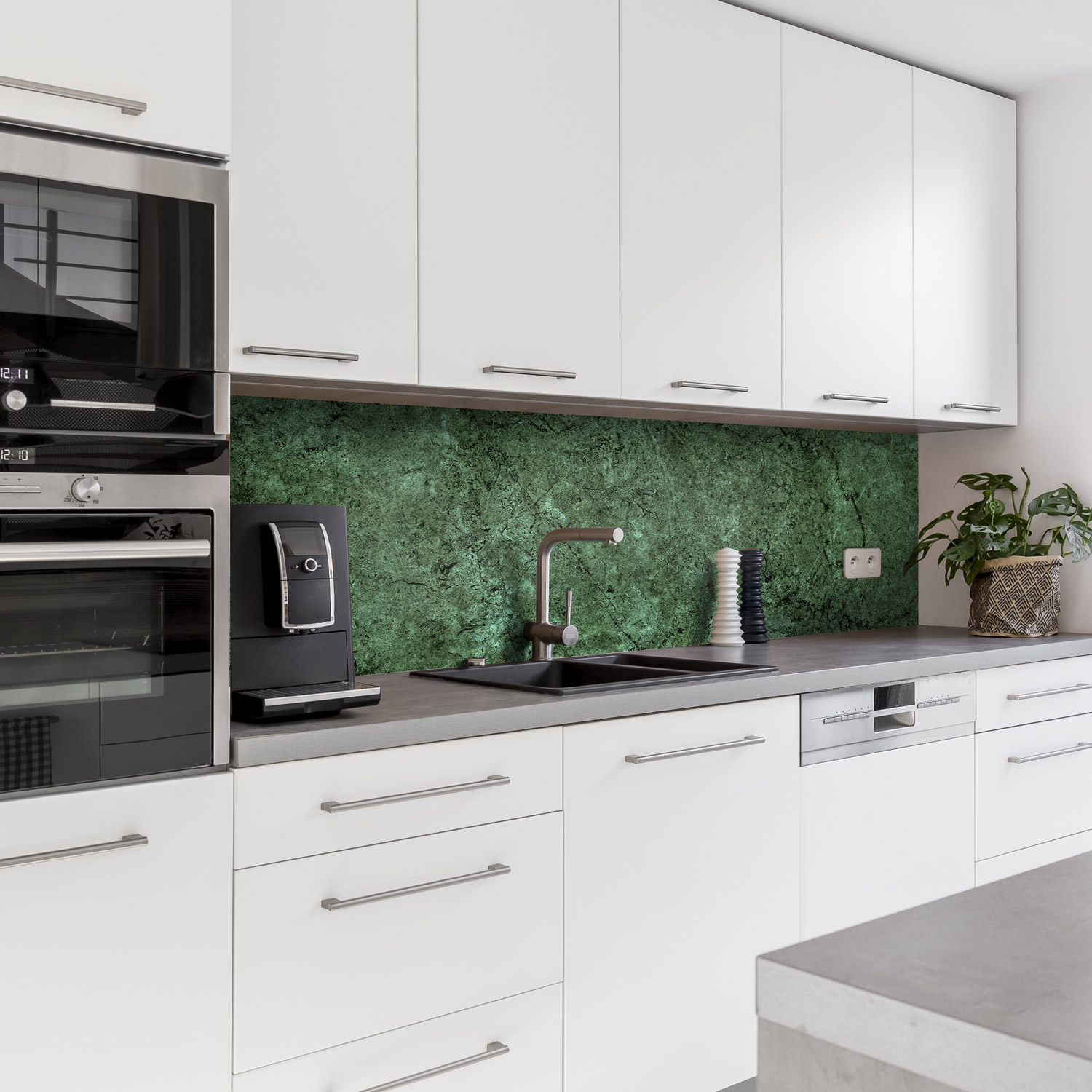 Küchenrückwand mit Marmor V14 Motiv als Fliesenersatz und Spritzschutz Küchenrückwand mit Marmor V14 Motiv als Fliesenersatz und Spritzschutz