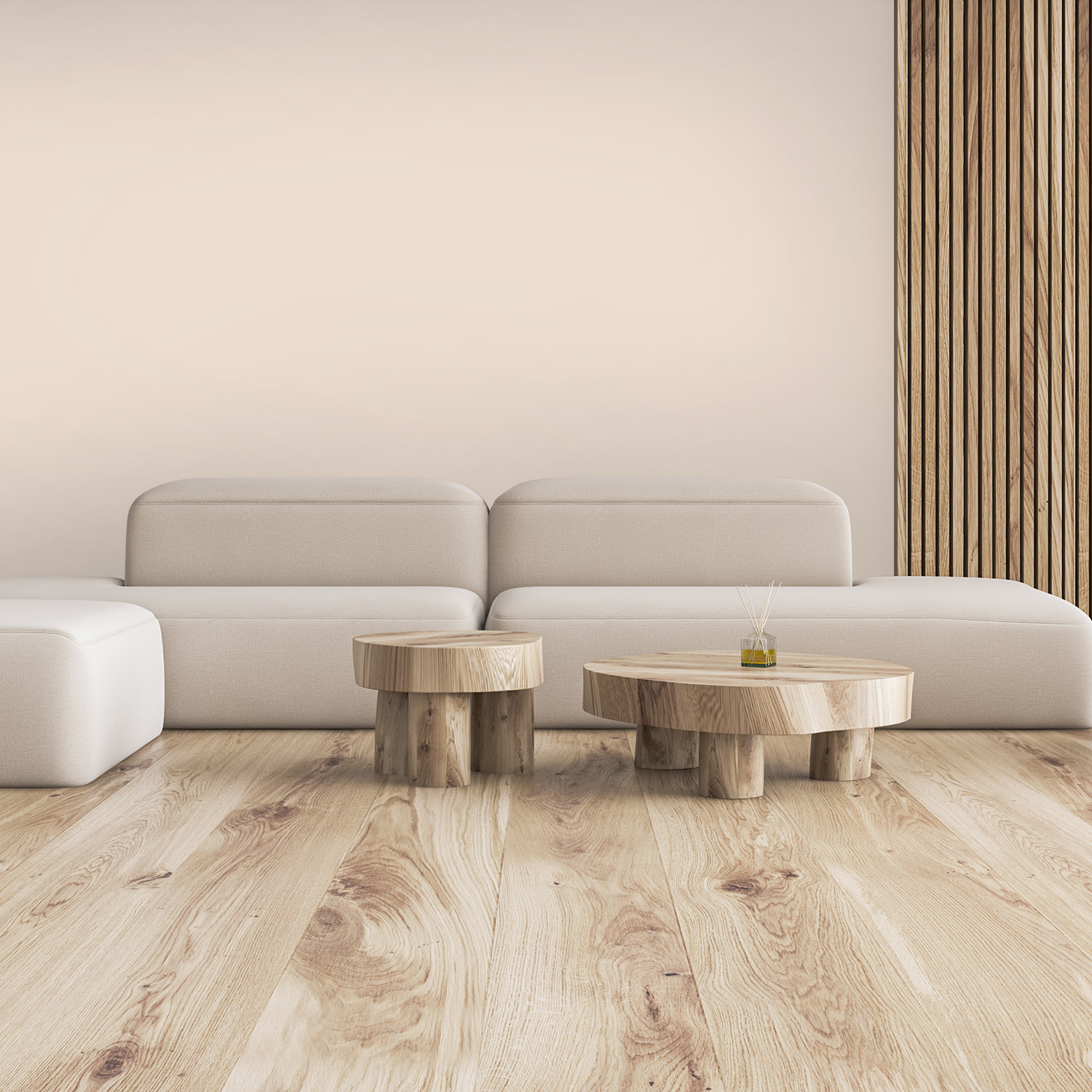 Wandverkleidung für deine Lounge in Beige Unifarbe  Wandverkleidung für deine Lounge in Beige Unifarbe