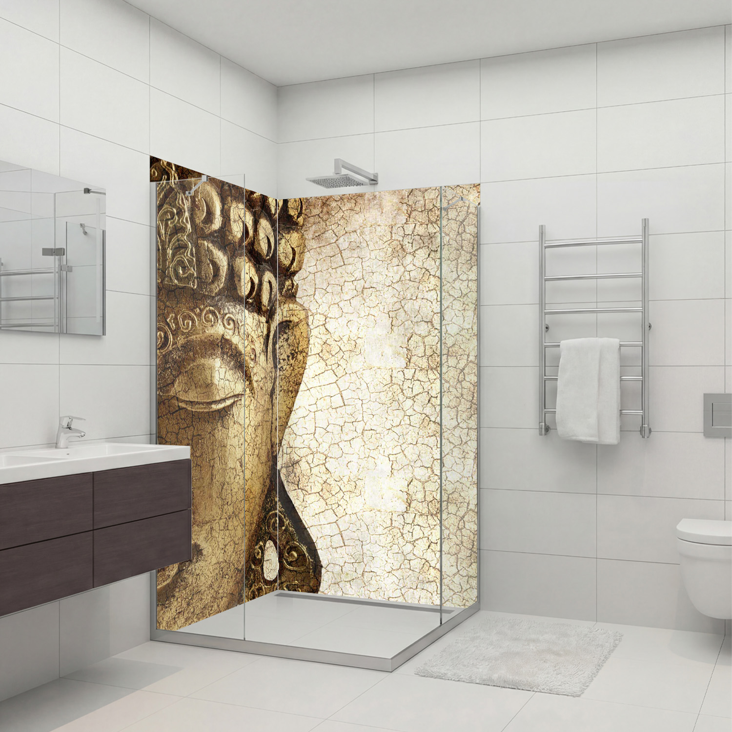 Duschrückwand Buddah V1 Motiv