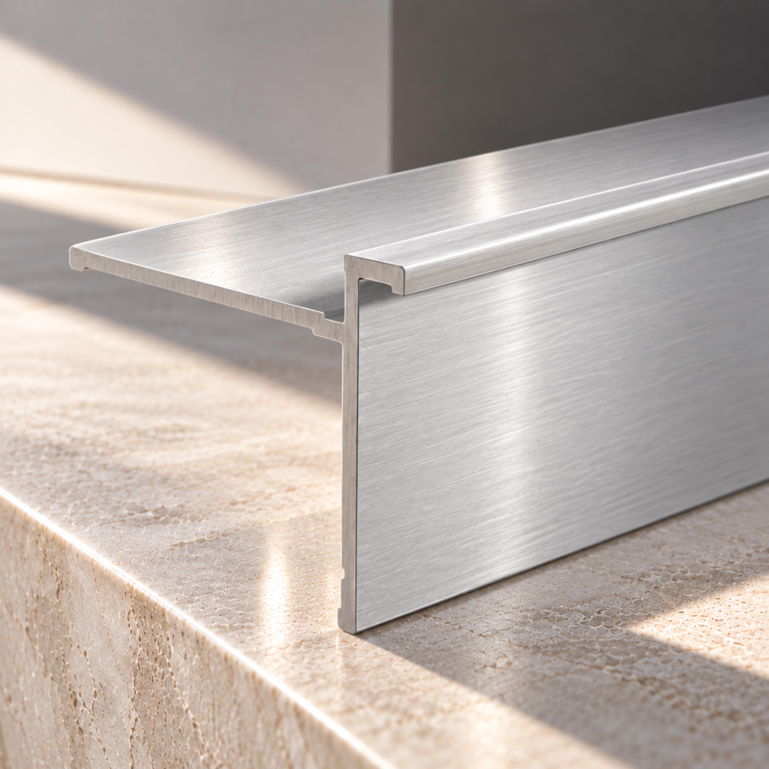 Aluminium Eckprofile: Außen - für 3mm Rückwände