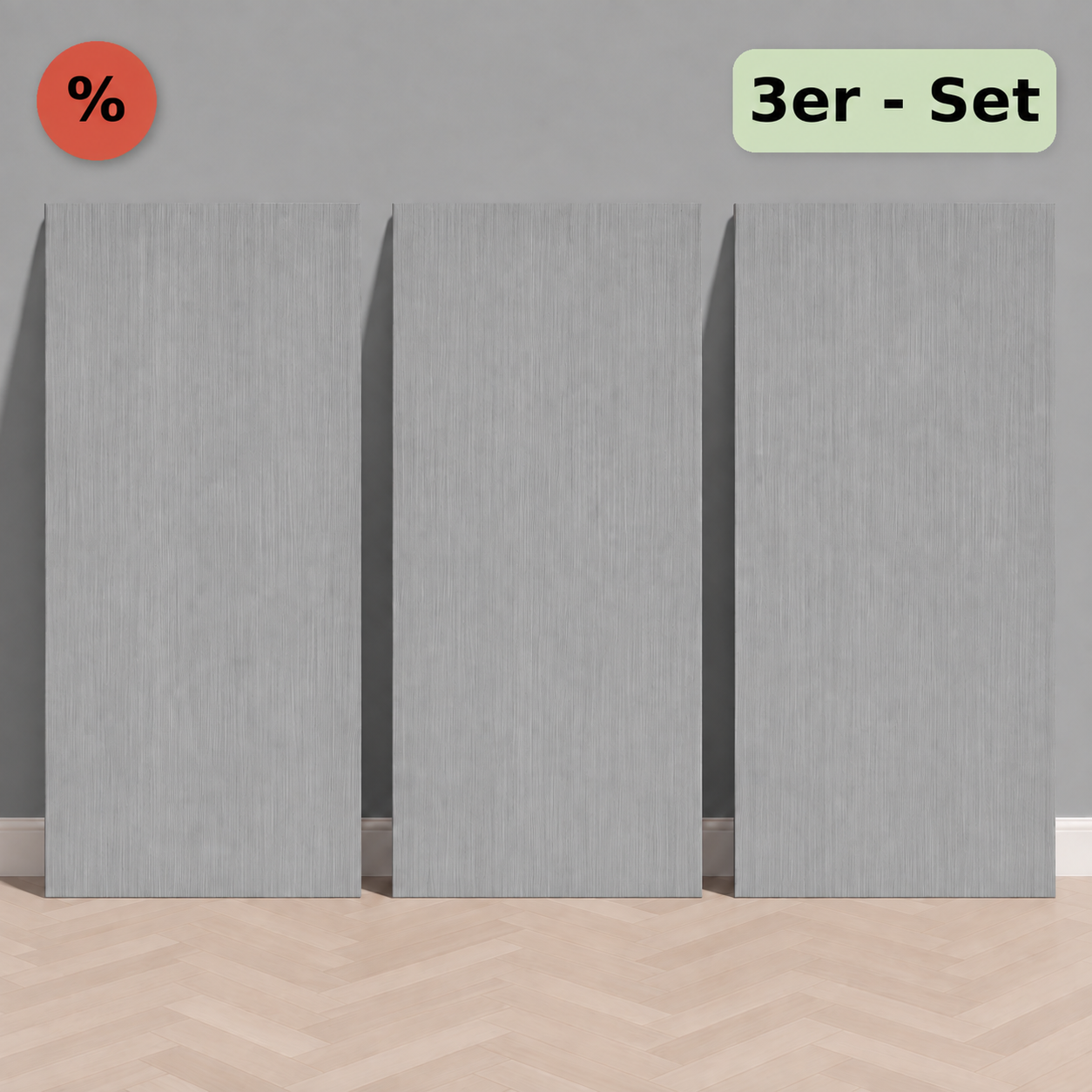 Dekor Wandpaneel, Stil: Textil Sandfjord (Lieferung ab 3 Stk.)