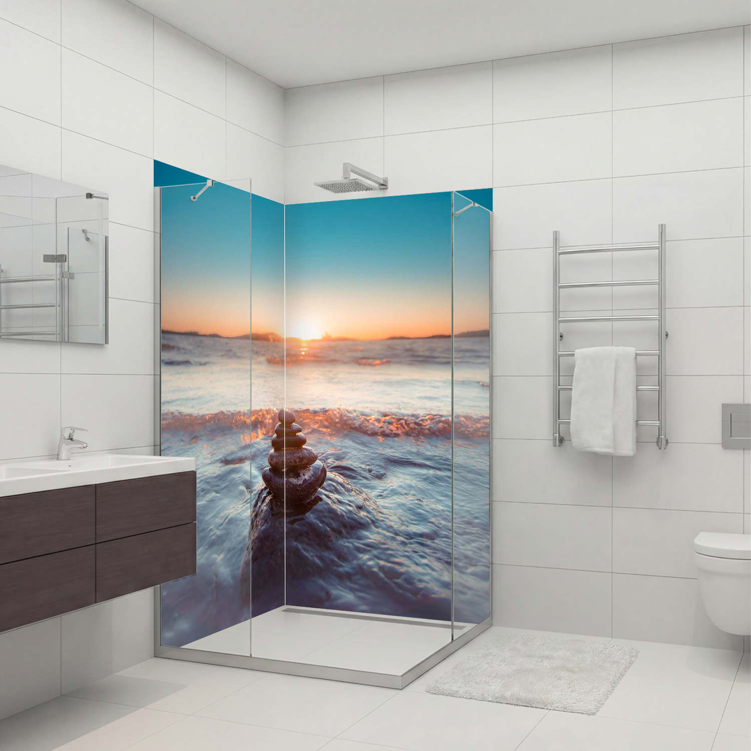 Duschrückwand Calm V1 Motiv